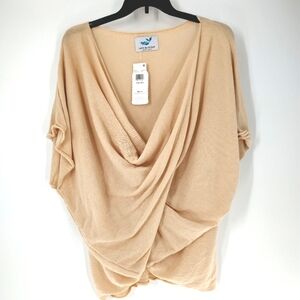 Save the Ocean Women's Beige Top One Size